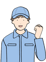 ガッツポーズをする人のイラスト