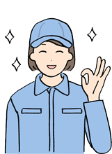 オッケーポーズをする人のイラスト